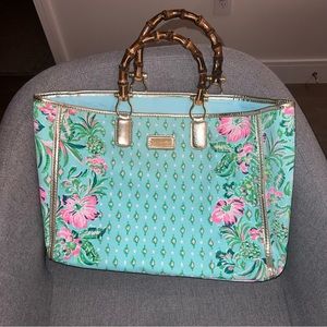 Lilly Pulitzer printed tote
